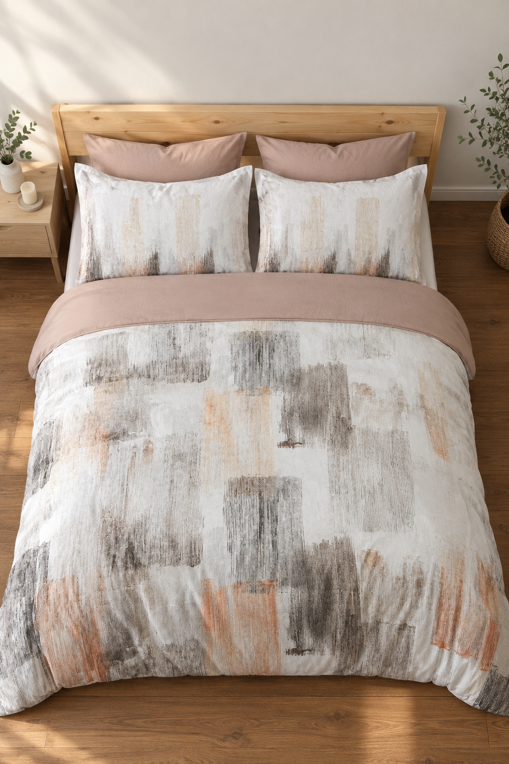 Bedsheets - Queen premium soft cotton bedsheet Digital print DD VEGA