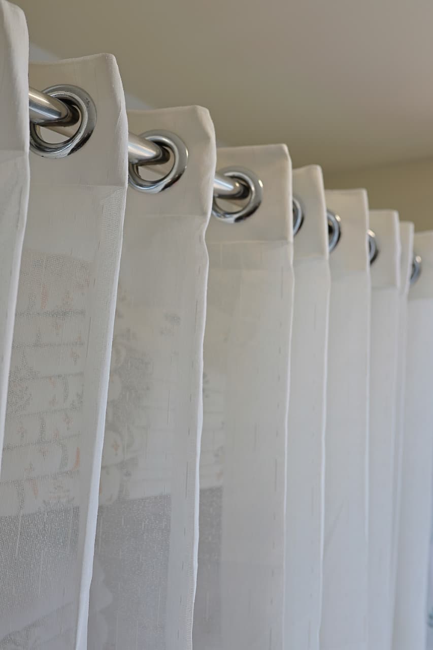 Curtains - Sheer curtains(ivory shade)