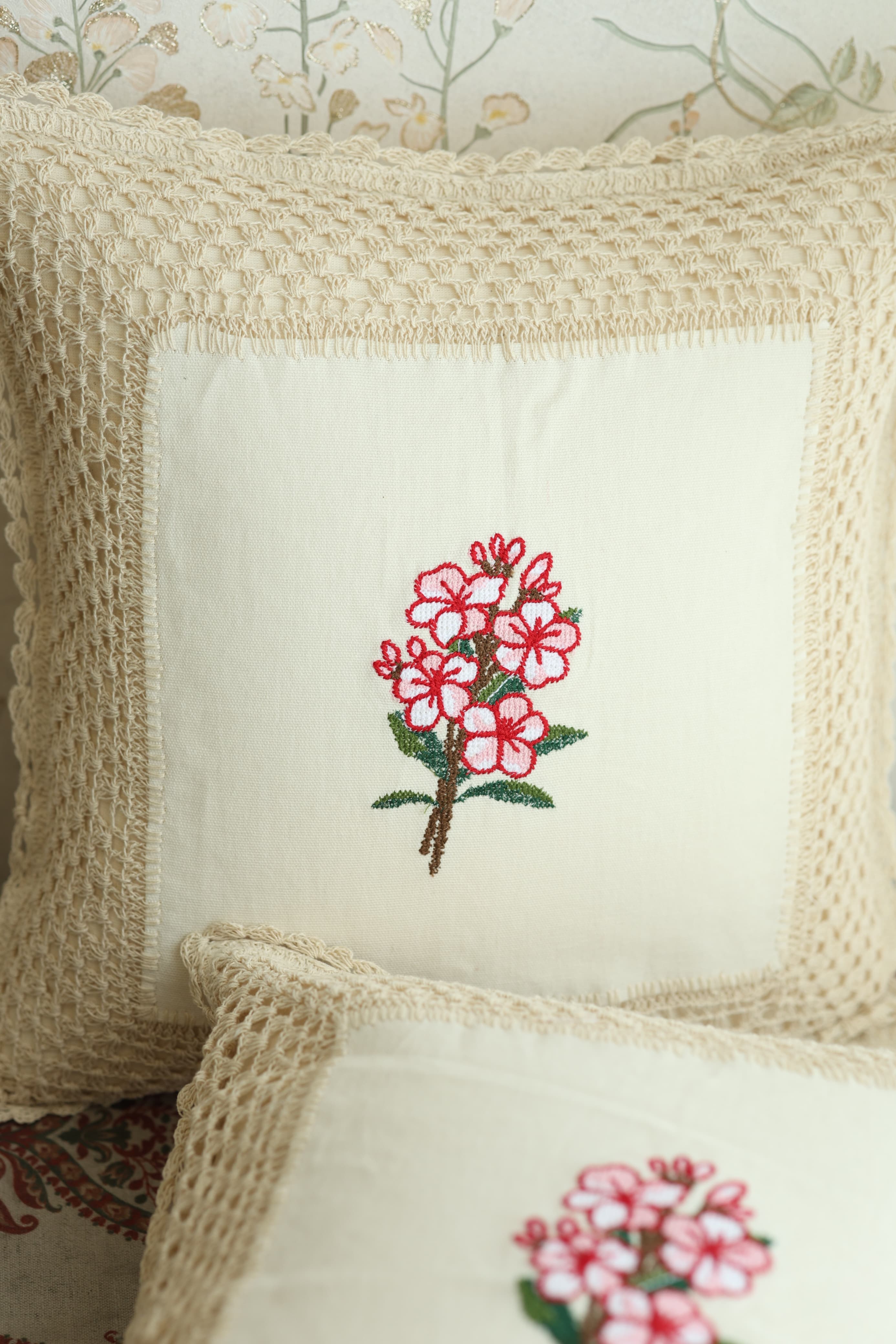 Cushion covers - crochet cushion covers