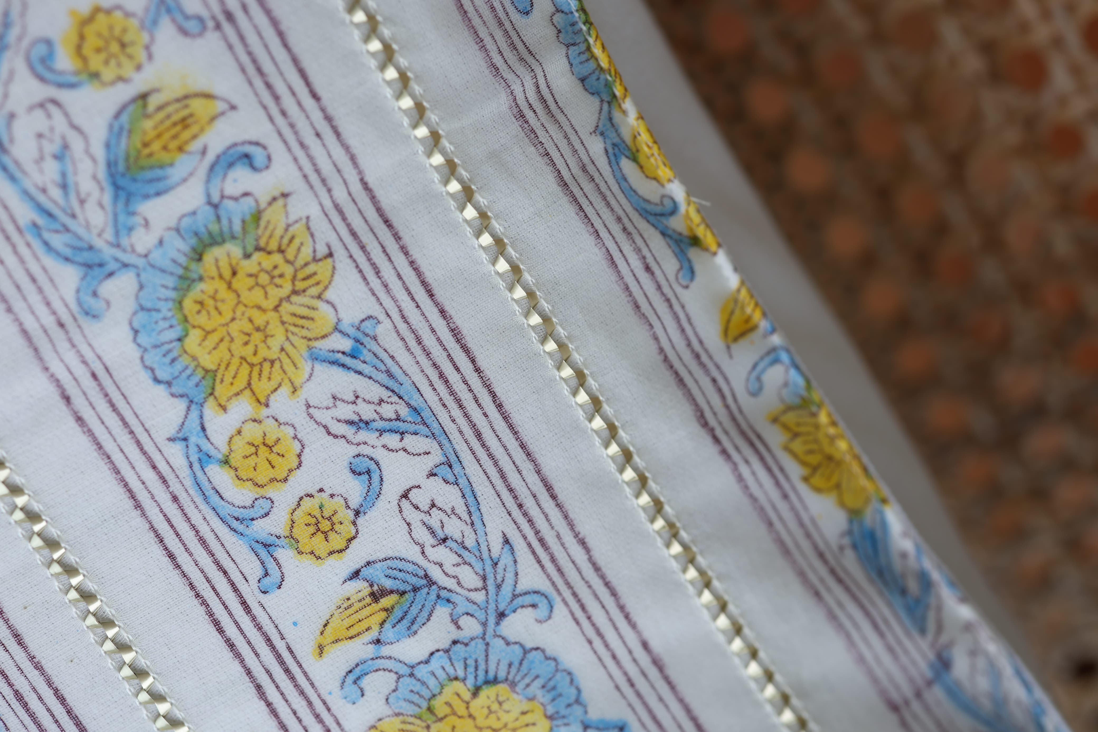Onam Handblock Cushion Covers - 16*16 inches