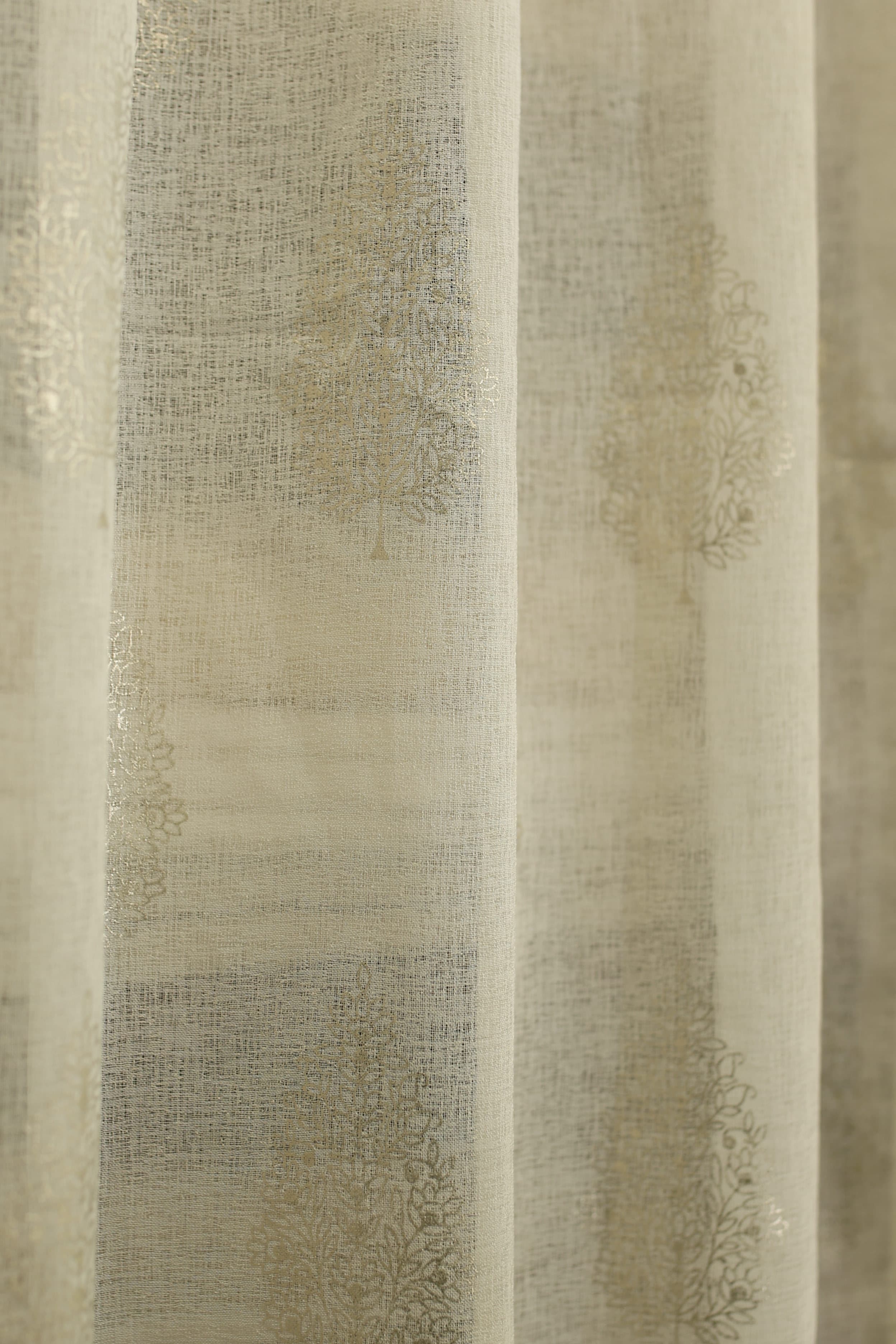 Curtains-Premium printed sheer curtains