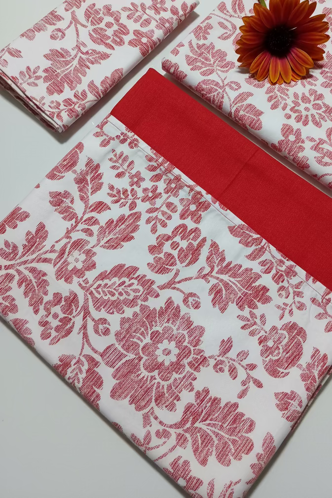 Bedsheets-Queen daily use border bedsheets