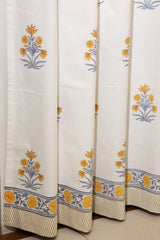 Curtains - Handblock printed curtains Diwali sale
