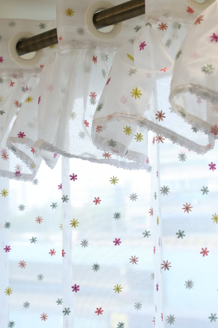 Curtains - Premium embroidery sheer curtains - Kids collection prebooking