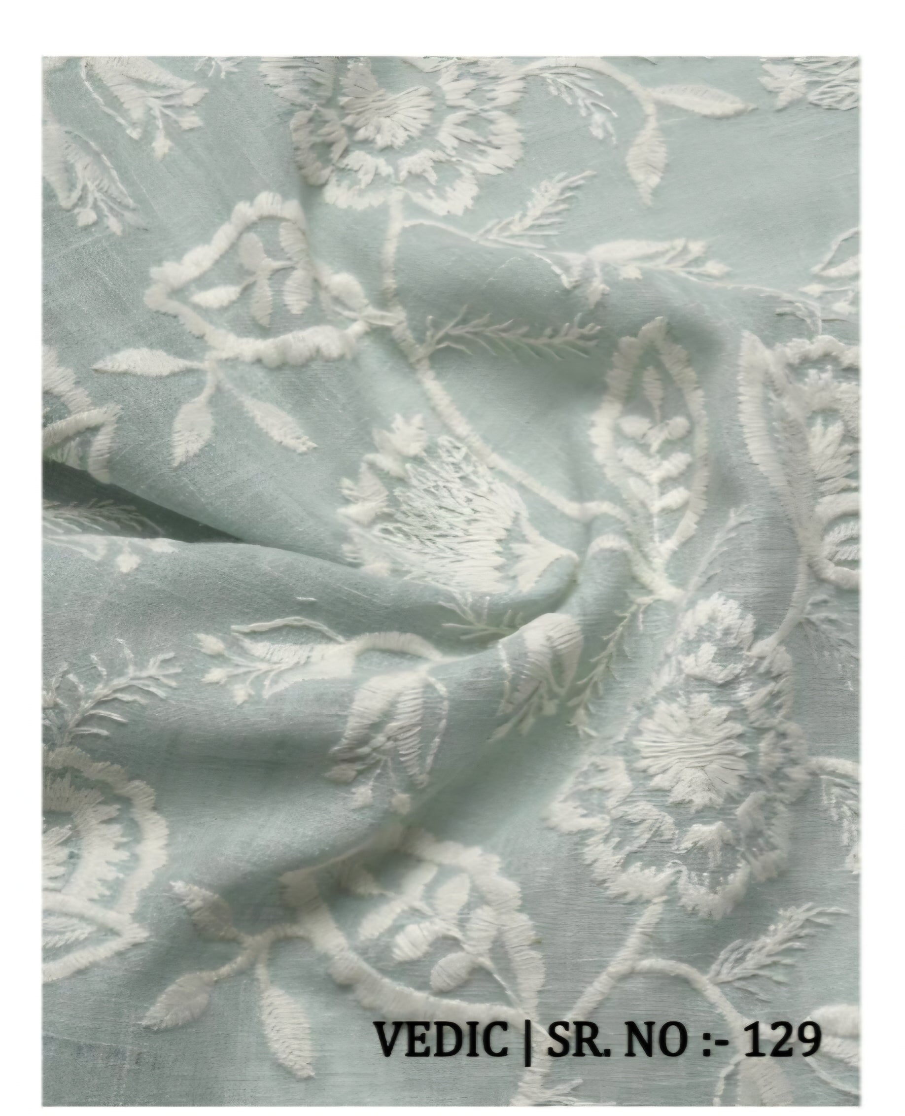 Fabric only Curtains -Premium embroidered designer curtains semi Transparent