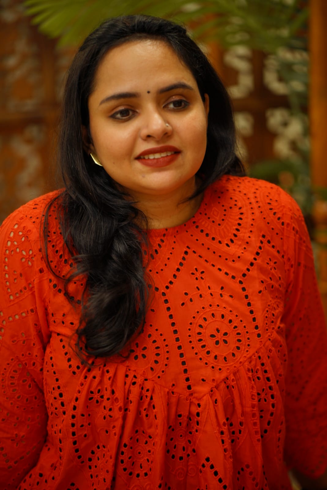 Red Hackoba Kurti Dress - Ready