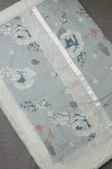 Bedsheets - Queen soft cotton lace bedsheets flora & lace
