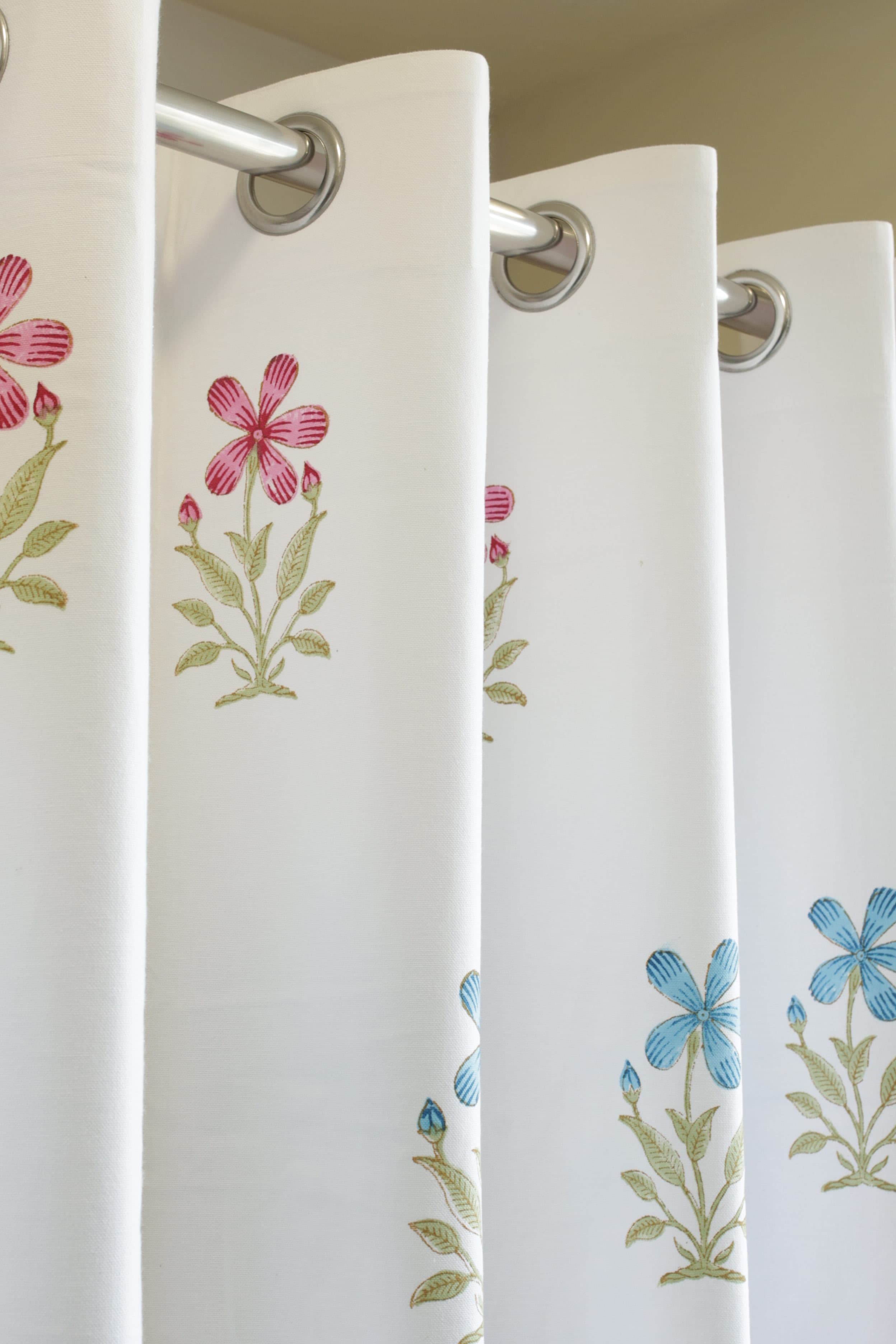 curtains-Handblock printed curtains