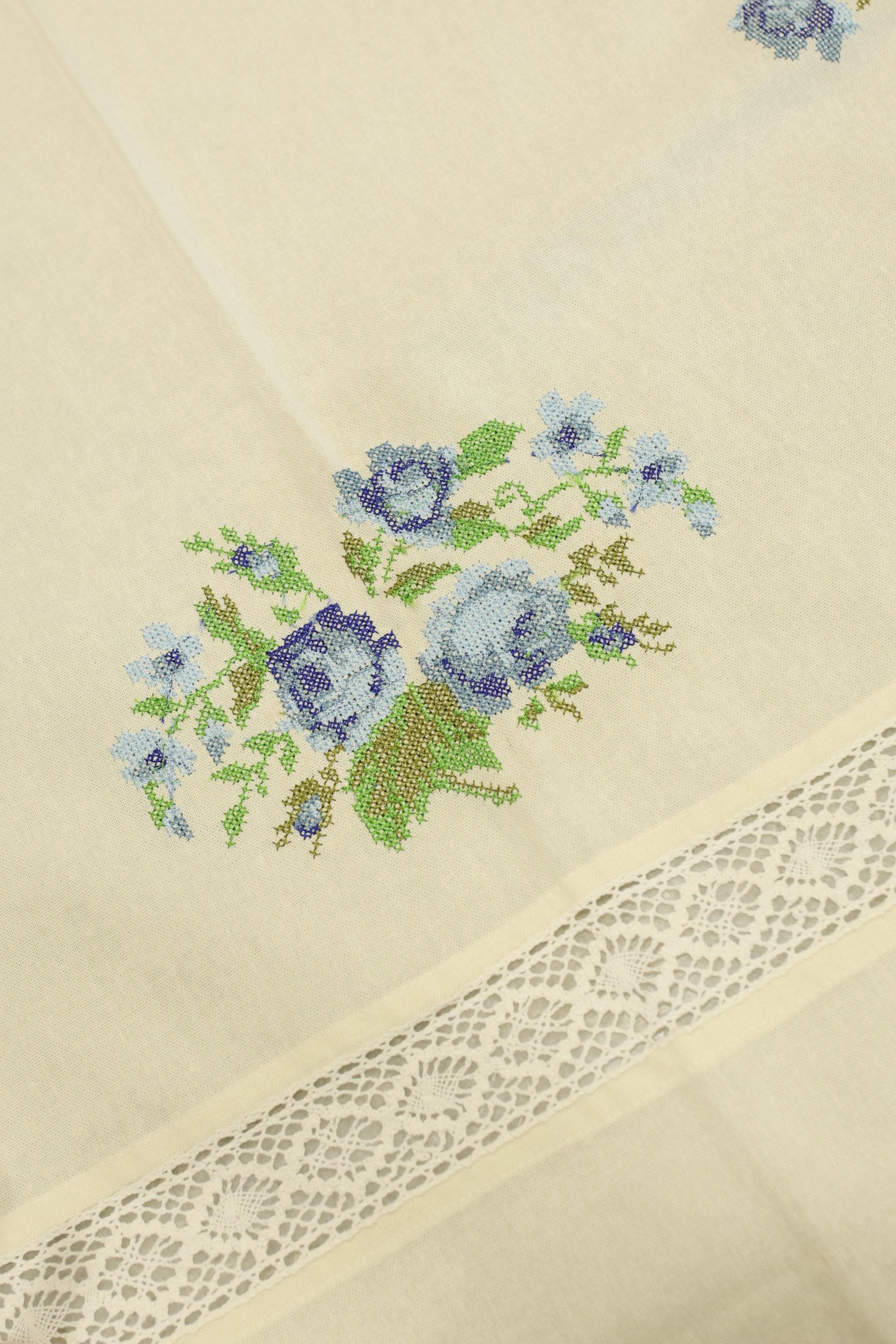 Table cloths - 6 seater cross stitch embroidery