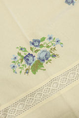 Table cloths - 6 seater cross stitch embroidery