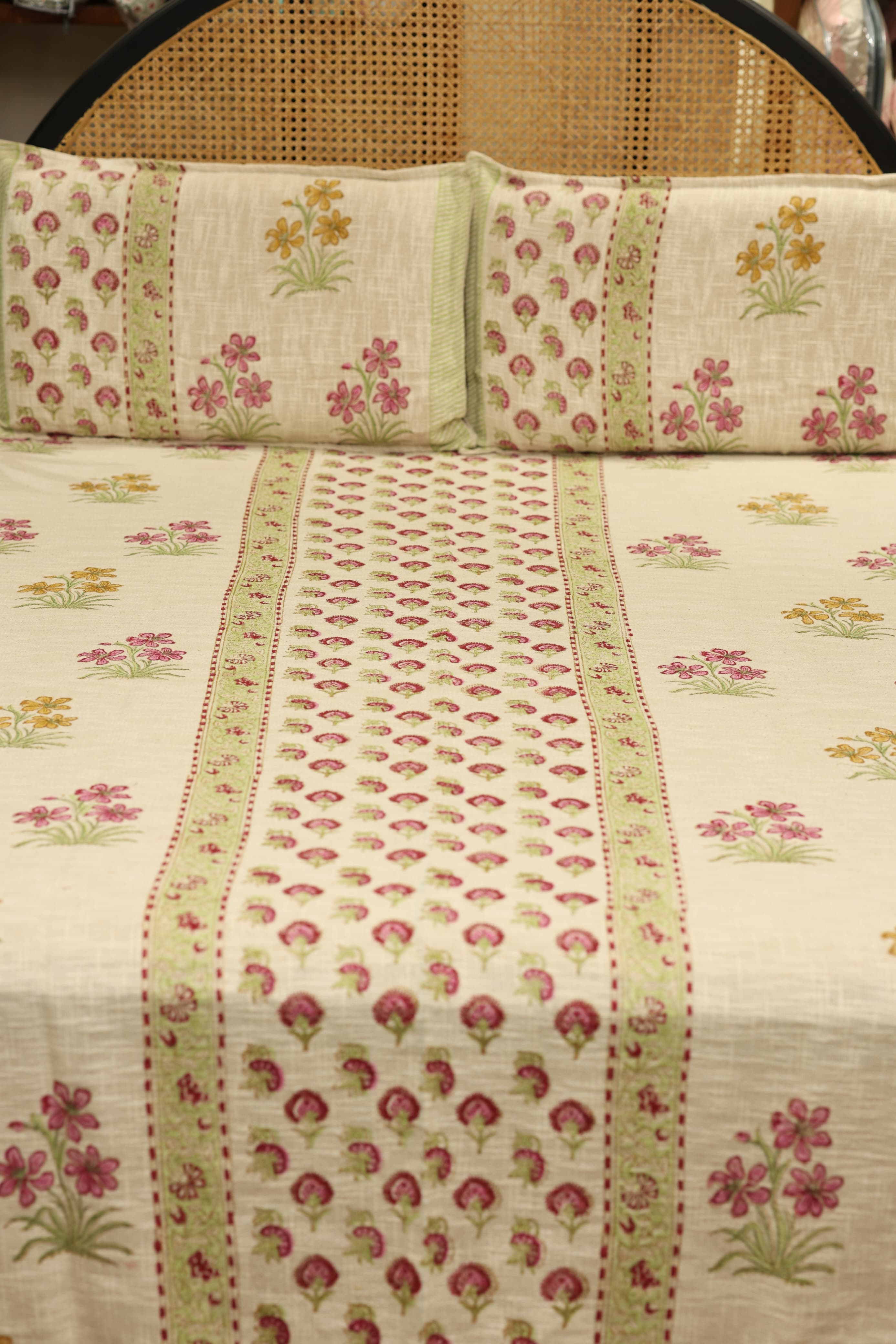 Spread : Handblock Jute Bedspread