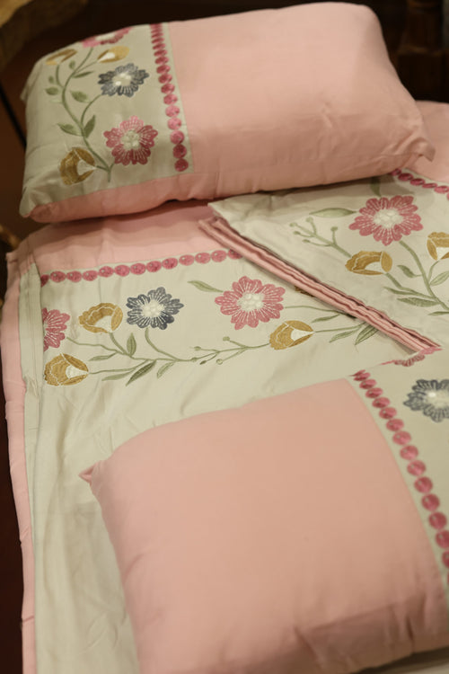 Full bedding set - King Premium embroidery 5 pcs set
