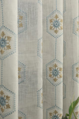 Curtains - Premium embroidery sheer curtains meraki