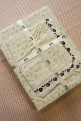 Bedsheets - Premium King soft cotton lace bedsheets majestic