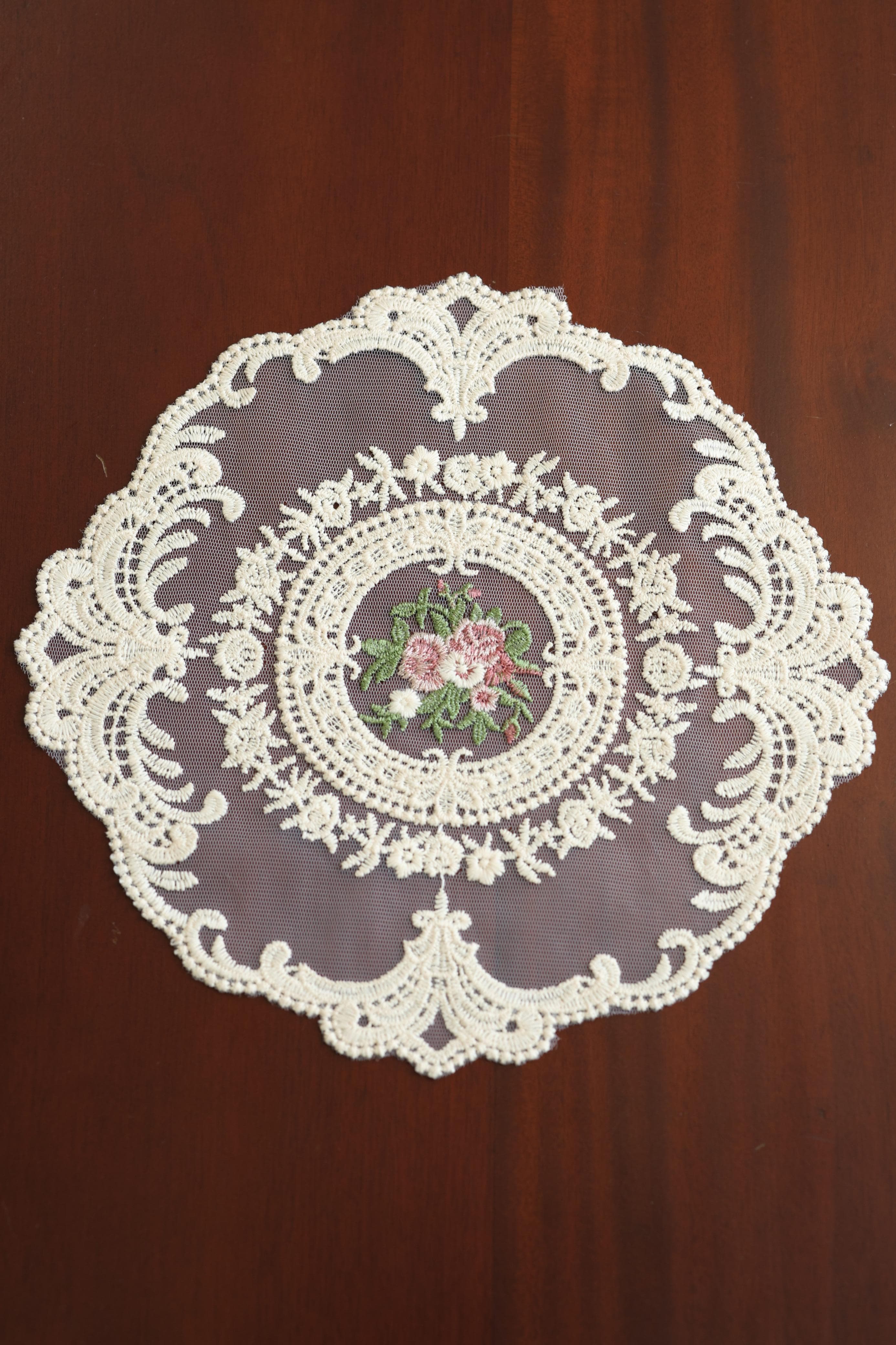 Coaster - Net Embroidery