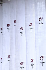 Curtains - LINEN Bud (pink base)