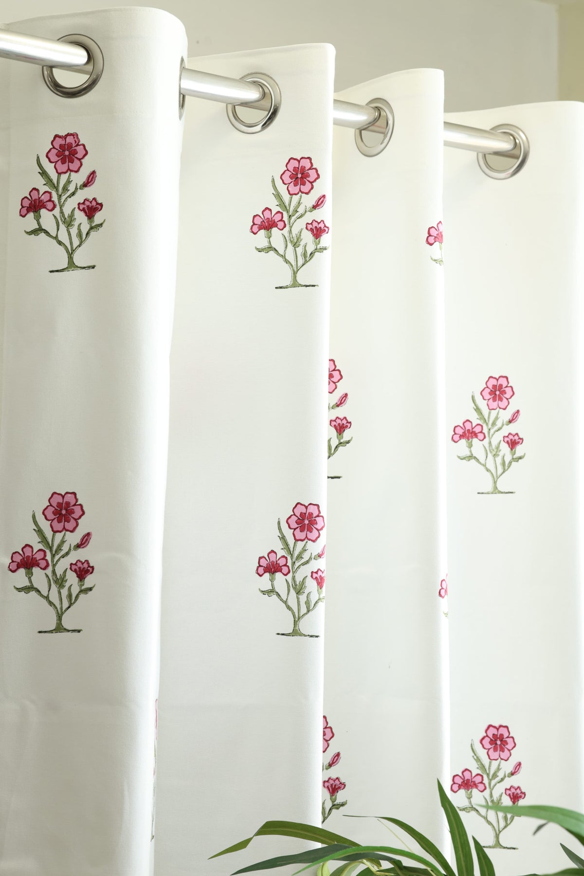 Curtains - Handblock printed curtains base