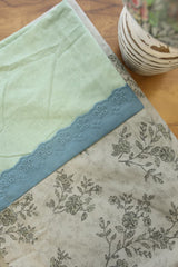 Bedsheets - King soft cotton lace bedsheets majestic