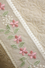 Sofa protector ( meter per) description embroidery
