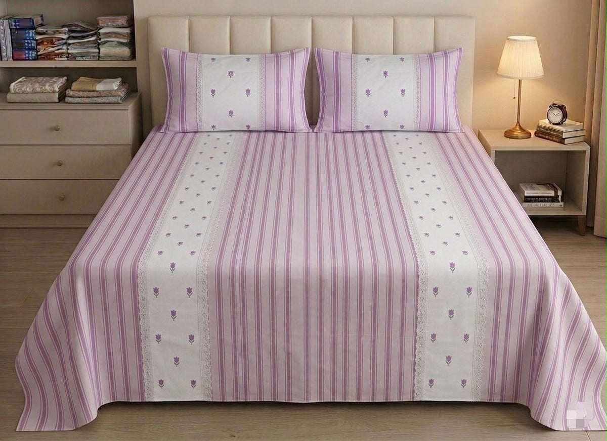 Bedsheets - Machine Embroidery  bedsheets