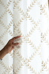 Premium Embroidery Sheer Curtain - Audrey