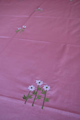 King Size Premium Machine Embroidery Bedsheet Set with 2 Pillow Covers (108x108)