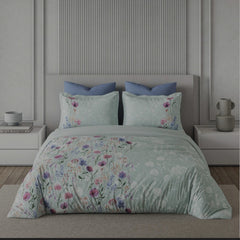 Bedsheets - Premium digital print floral king size soft cotton bedsheets