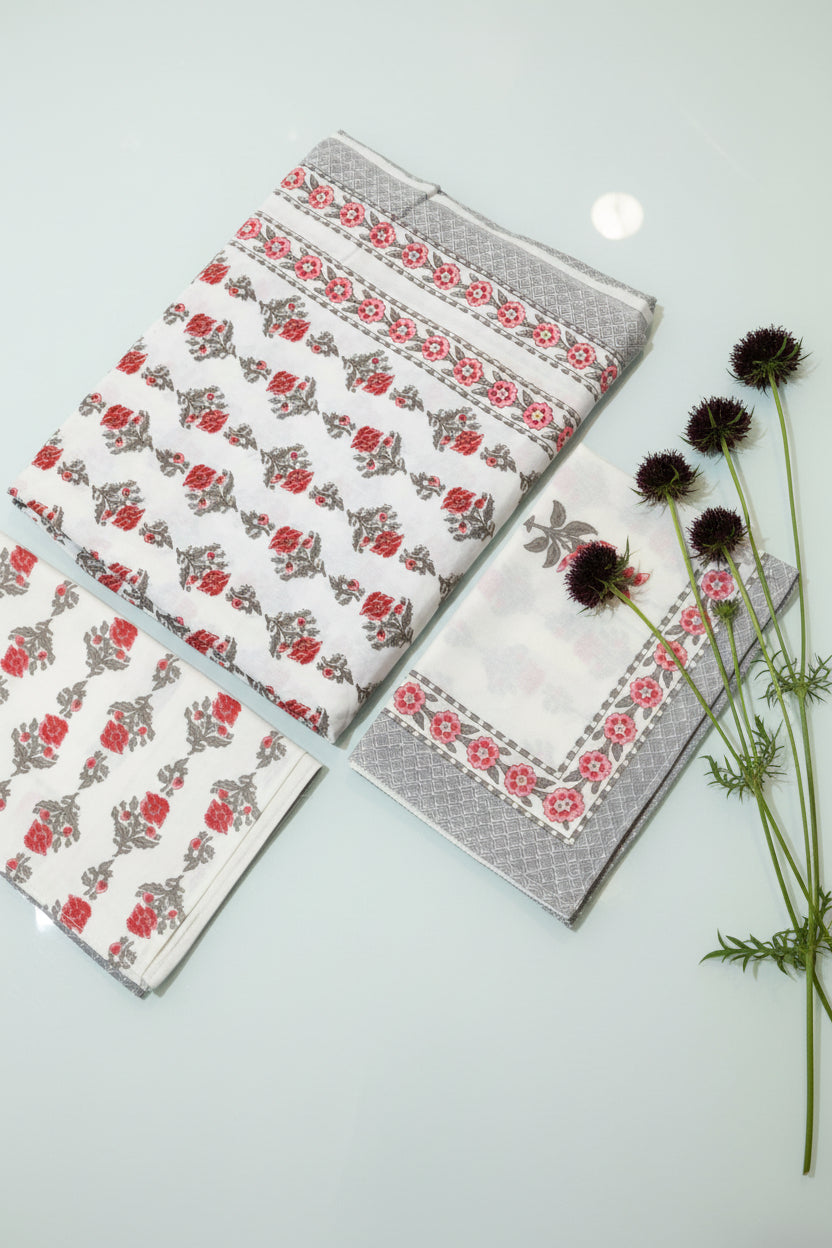 Bedsheets - King handblock RAJWADA bedsheets