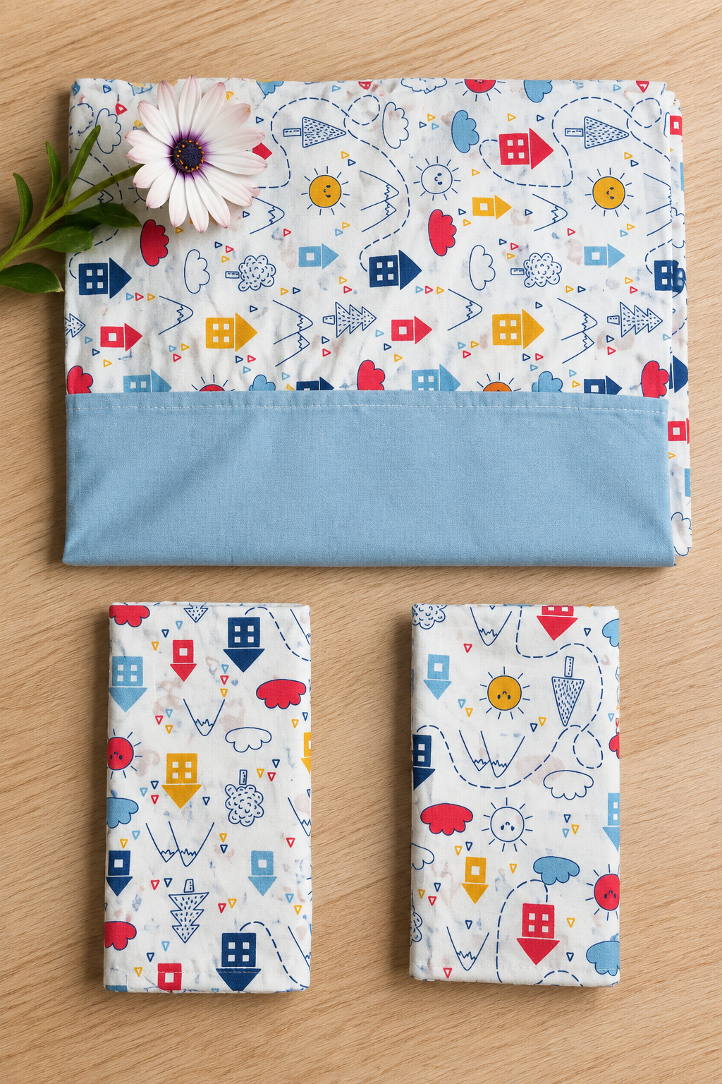 Bedsheets-Queen daily use border bedsheets