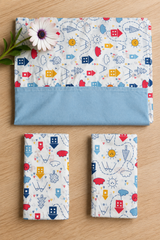 Bedsheets-Queen daily use border bedsheets