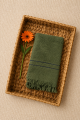 Bath towel(thorthu) 23*50 inches(green)