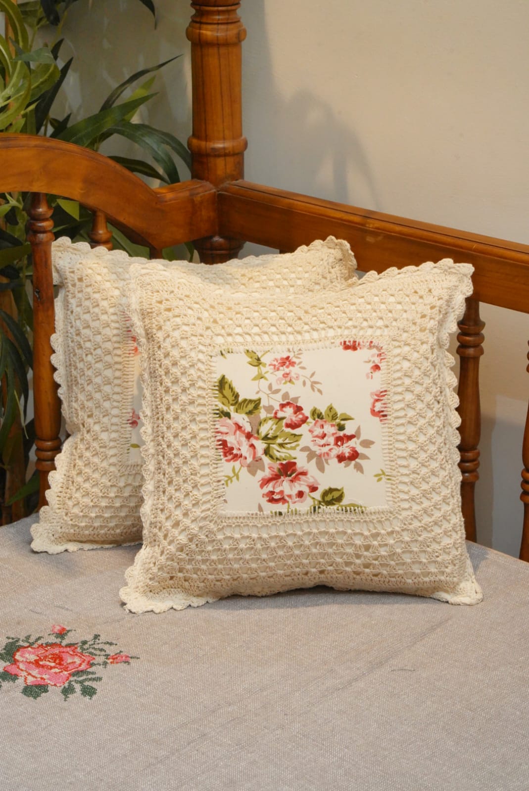 Cushion covers - crochet cushion covers Size: 12*12 Inches