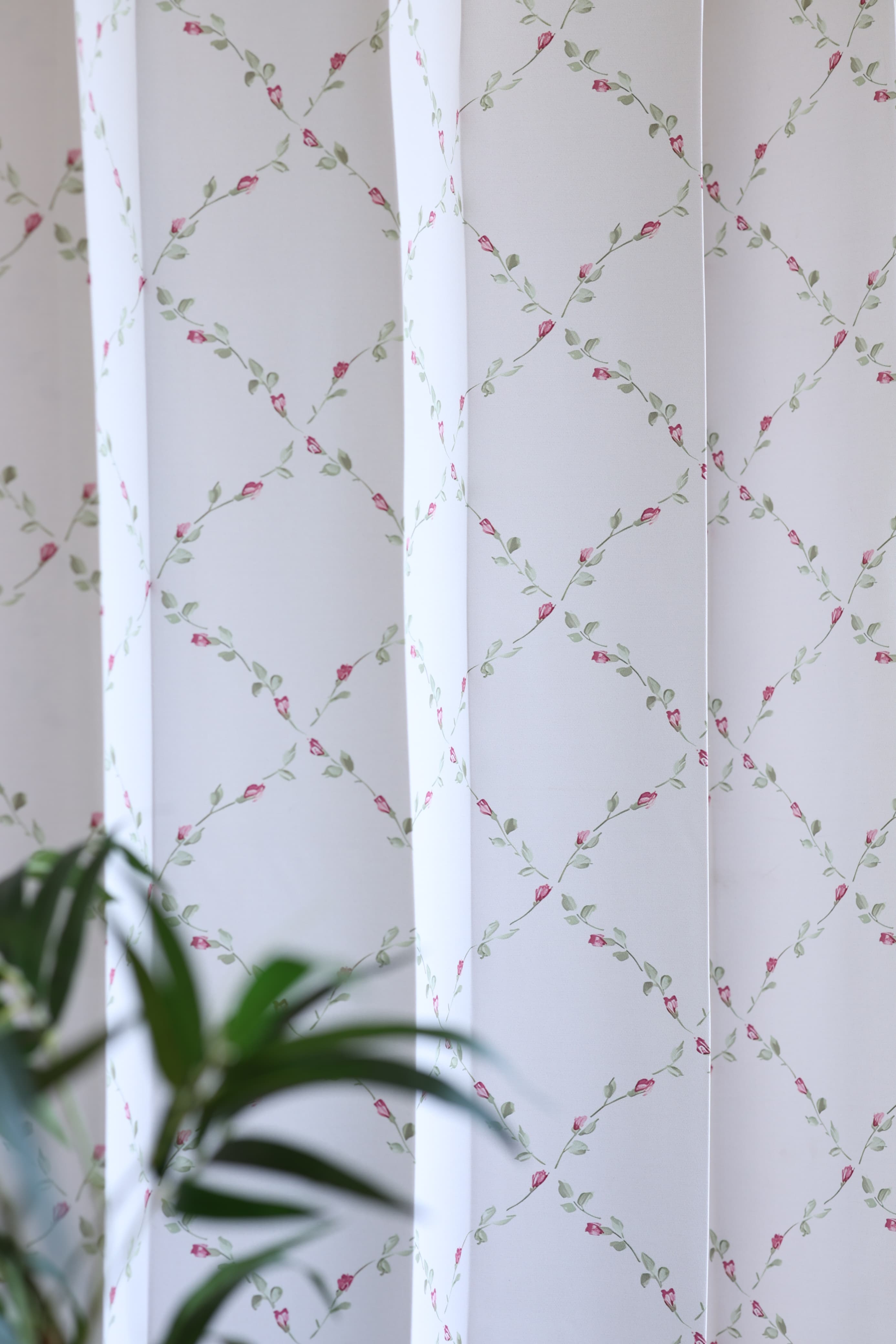 E2 Curtains - English Floral series opaque curtains