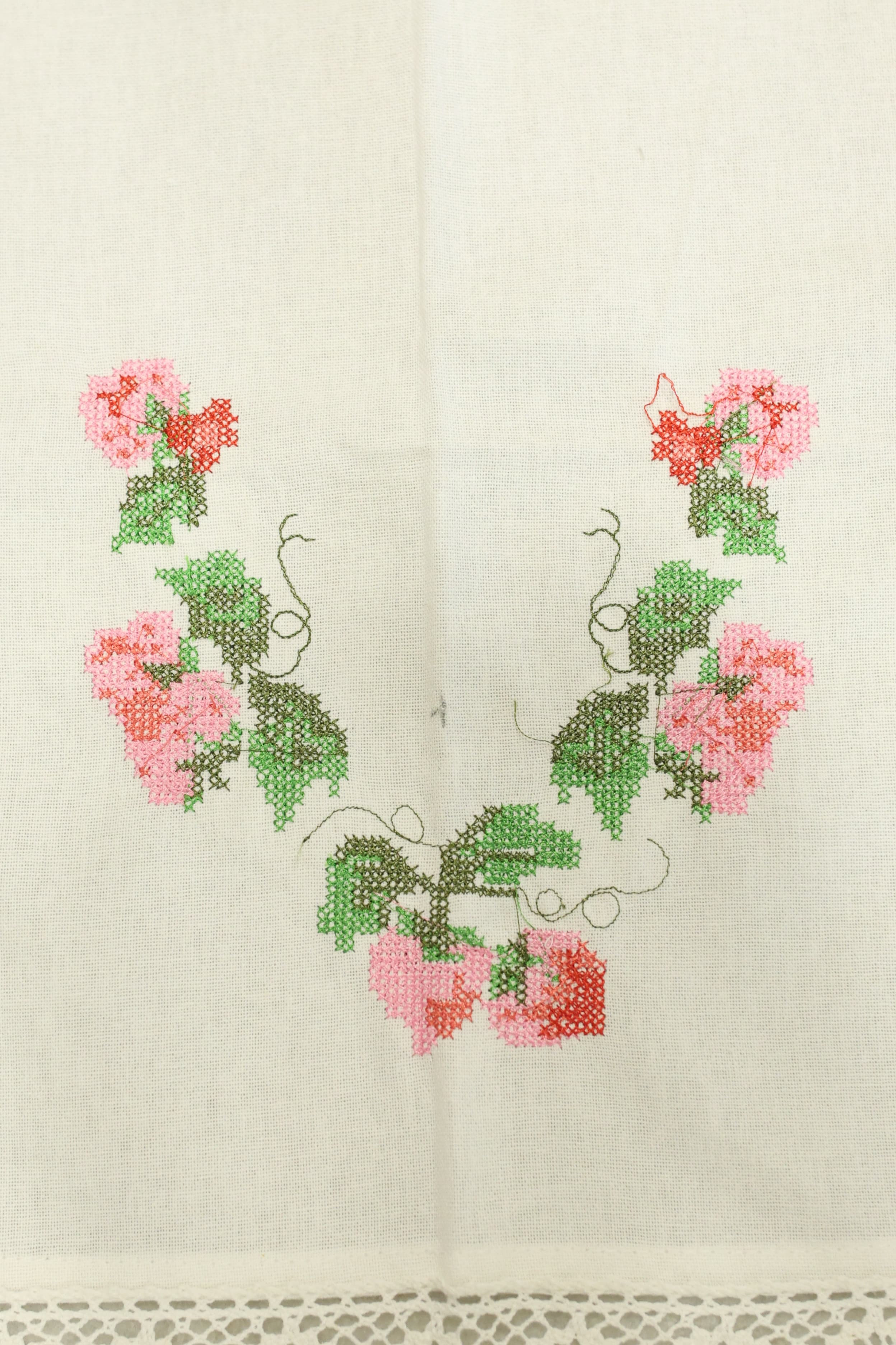 Table cloths - 6 seater cross stitch embroidery