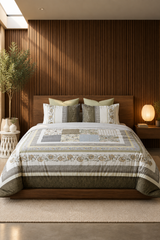 Bedsheets - King premium soft cotton bedsheet Digital Print DD (Bahara)