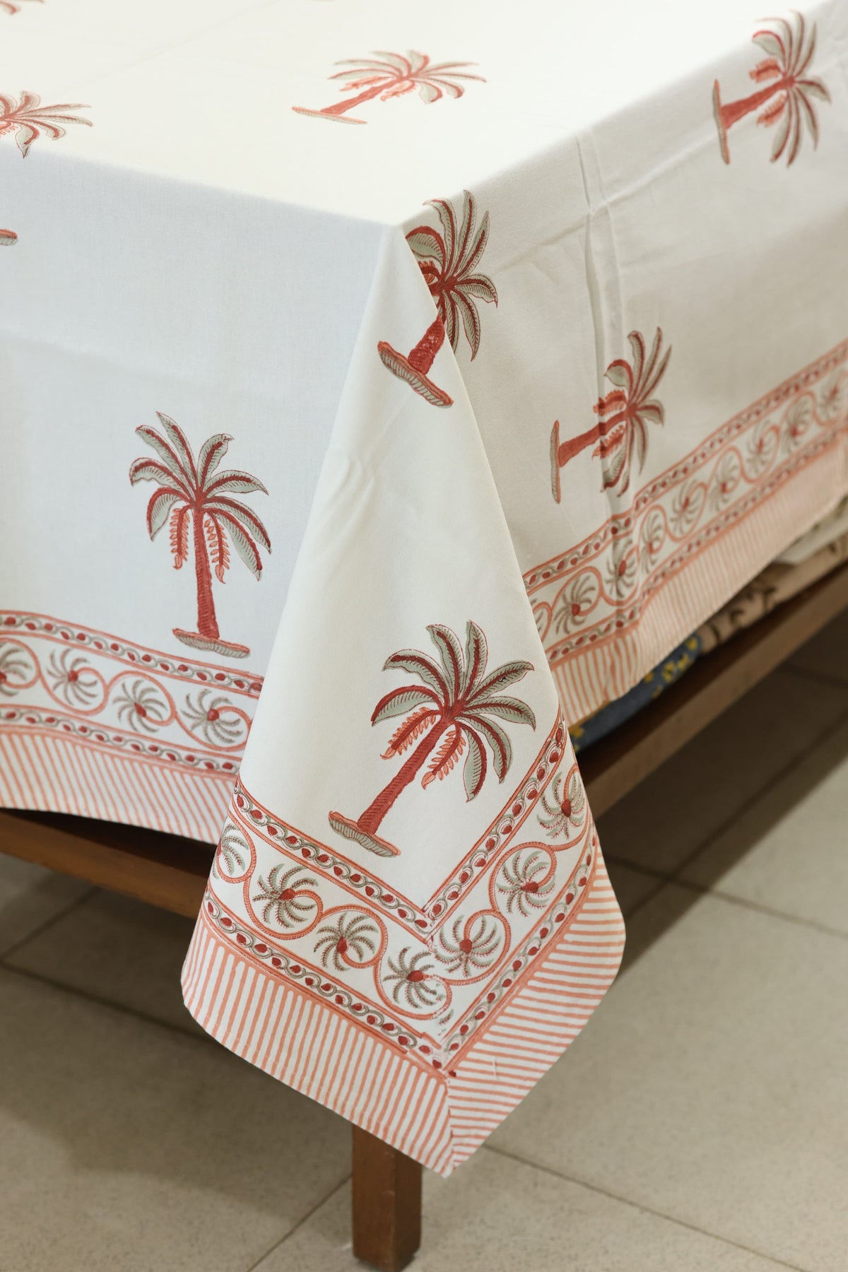 Table cloths - 8 seater Handblock printed canvas