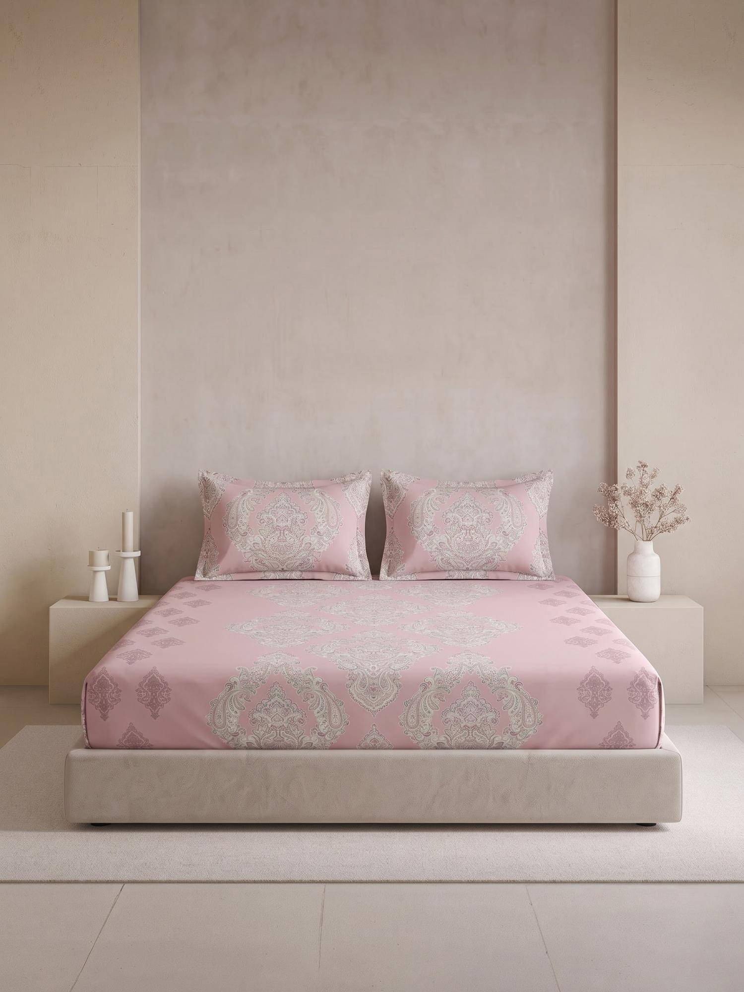 Bedsheets - Queen premium soft cotton bedsheet Digital print DD VEGA