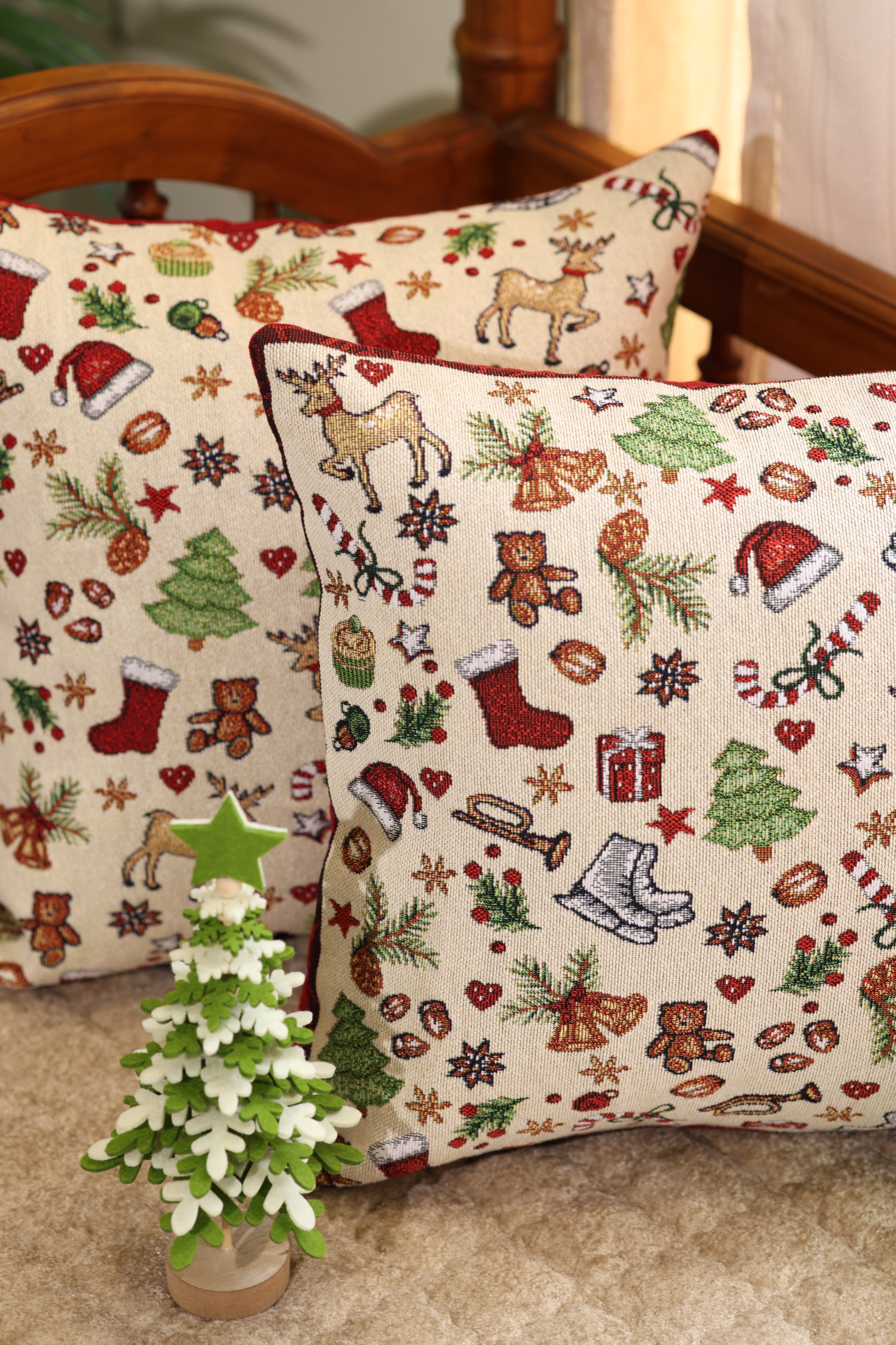 Cushion covers - Xmas edition jacuard