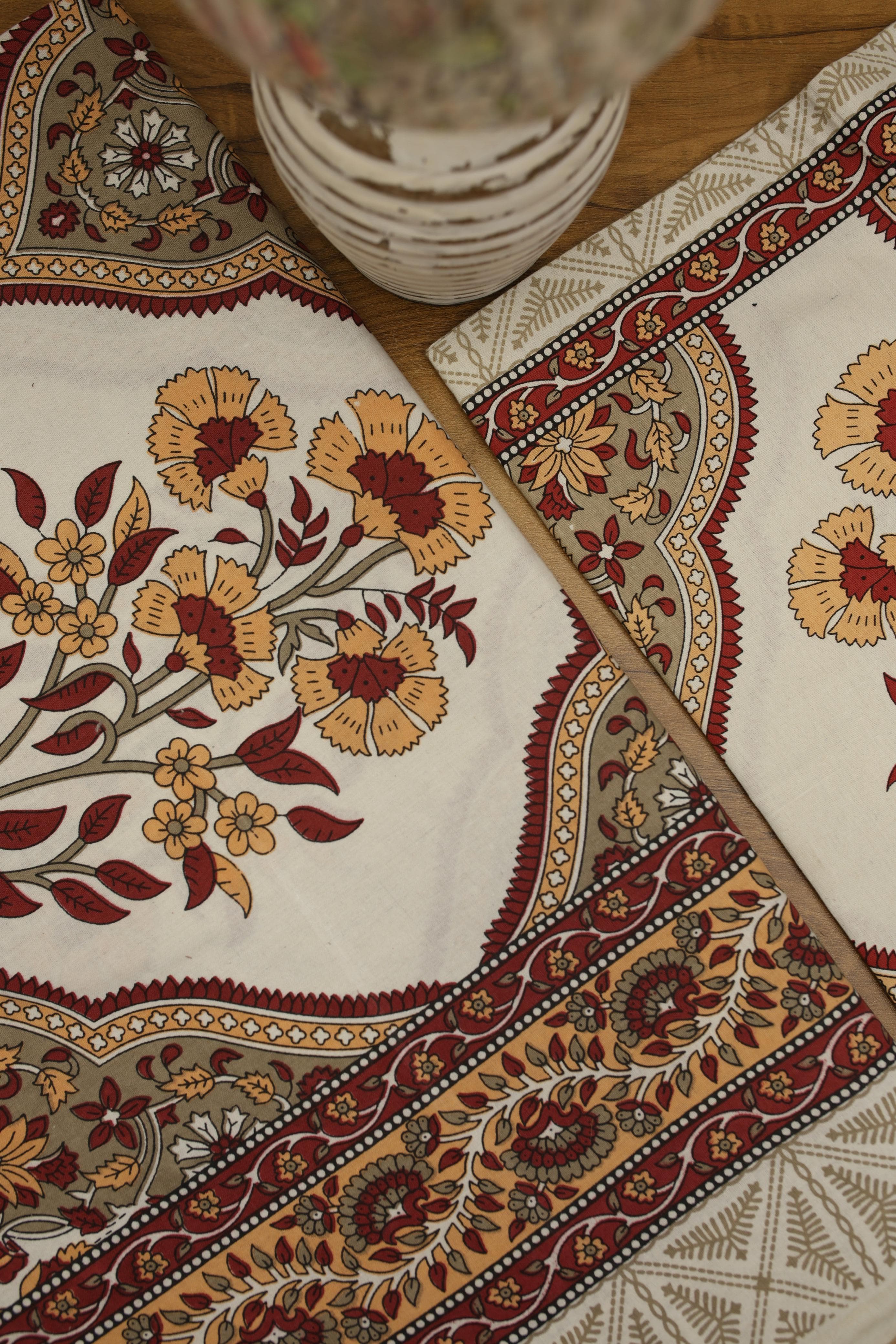 Daily use handblock bedsheets - 999 Queen