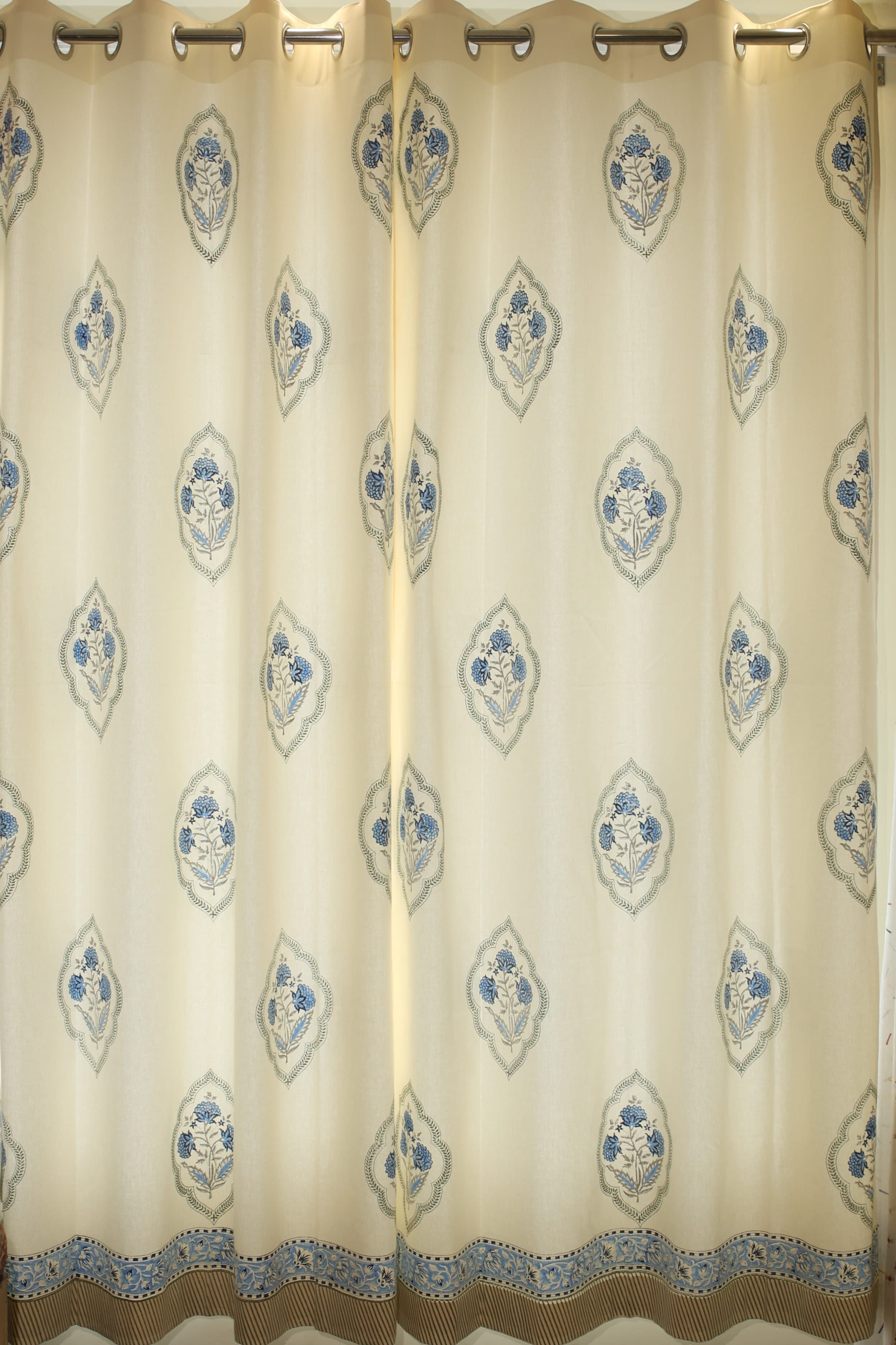 Curtains - Handblock printed curtains