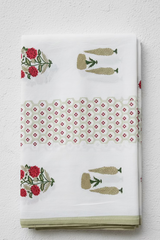 Bedsheets - Handblock queen rajwada print bedsheets