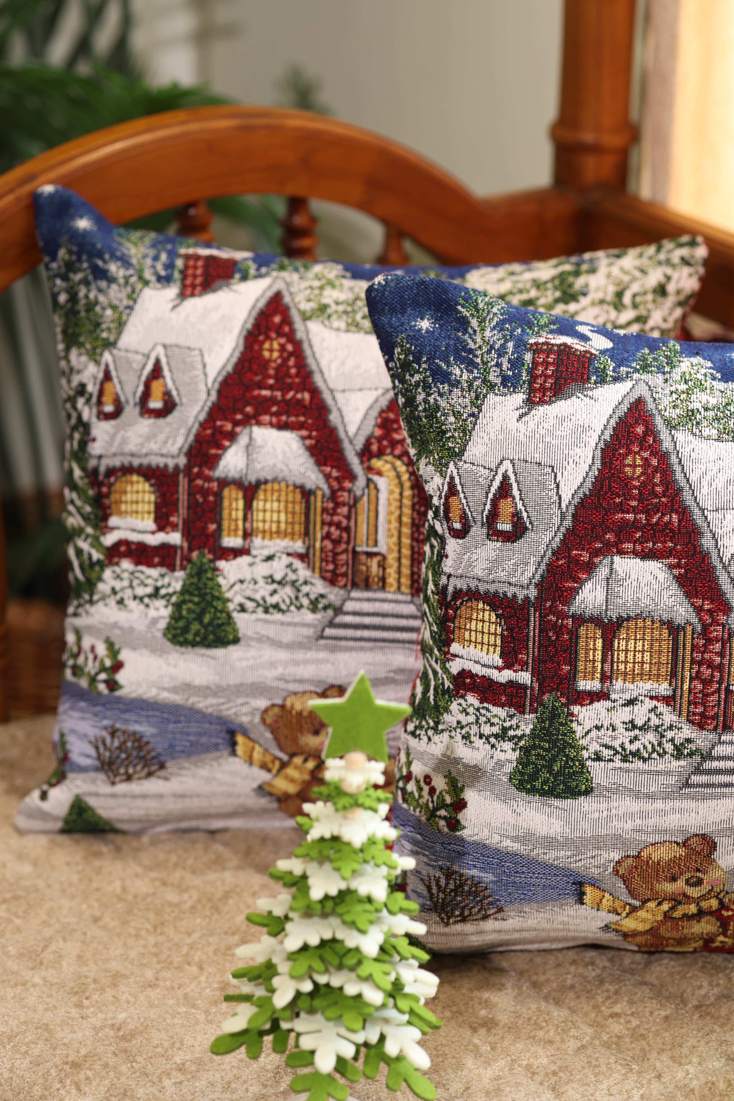Cushion covers - Xmas edition jacuard