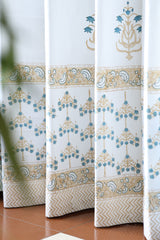 Curtains - Handblock printed curtains Diwali sale
