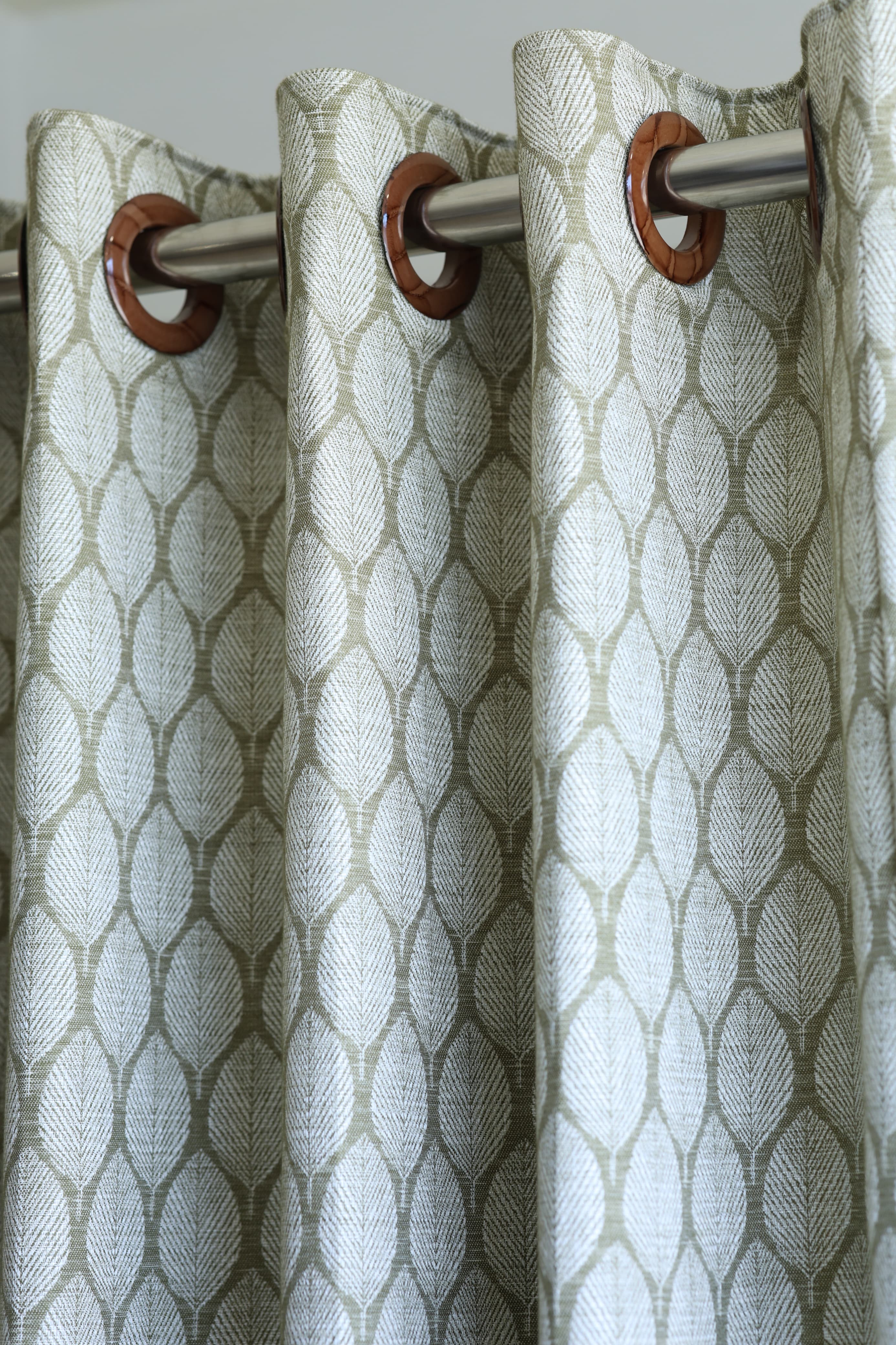 Curtains - Jacquard Opaque self printed  curtains