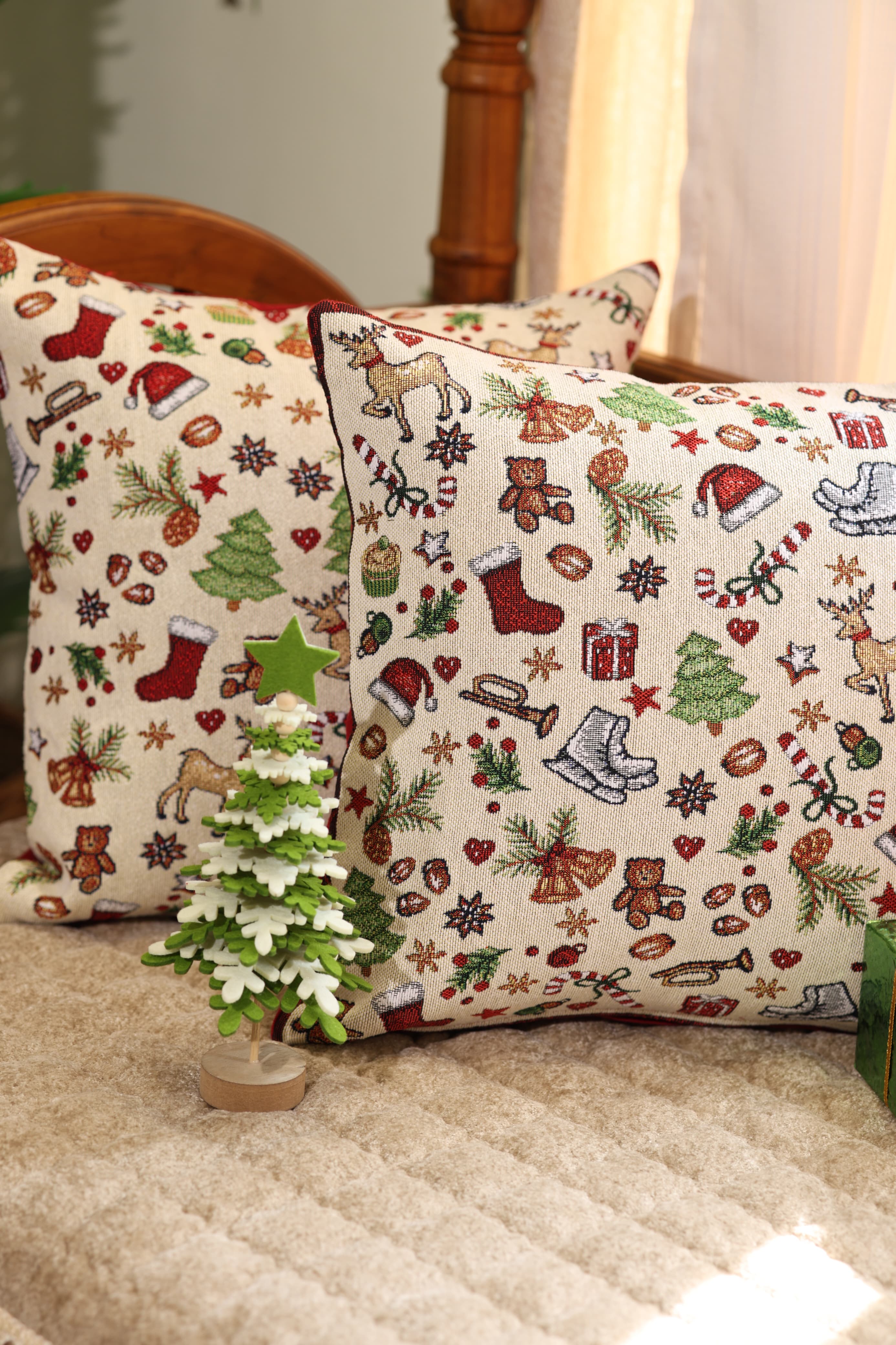 Cushion covers - Xmas edition jacuard