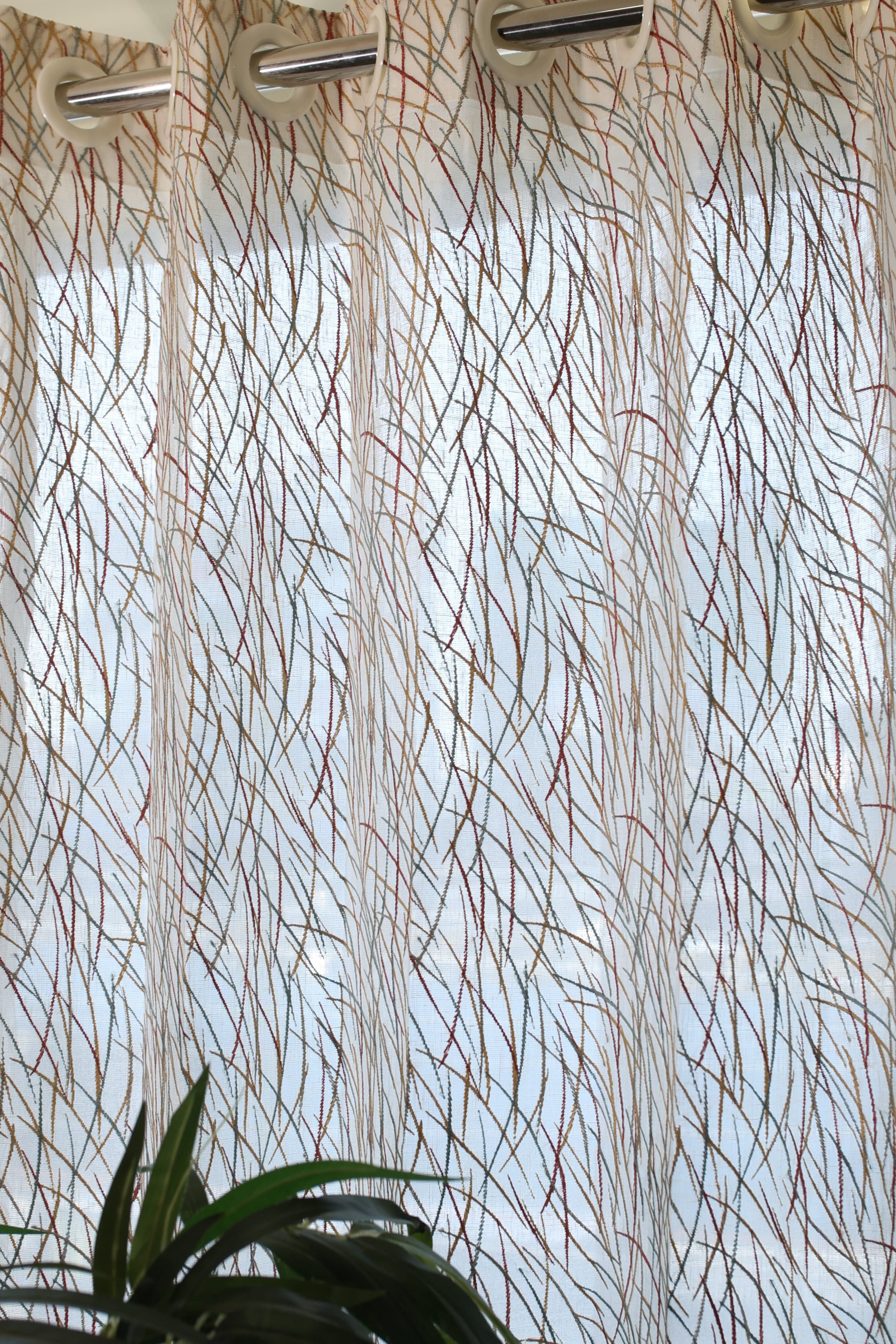 Curtain - Premium Embroidery sheer curtains zenit bhojtal prebooking