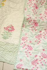 Single Quilt Handblock print