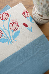 Elegant Floral Embroidery King Bedsheet Set Caspian