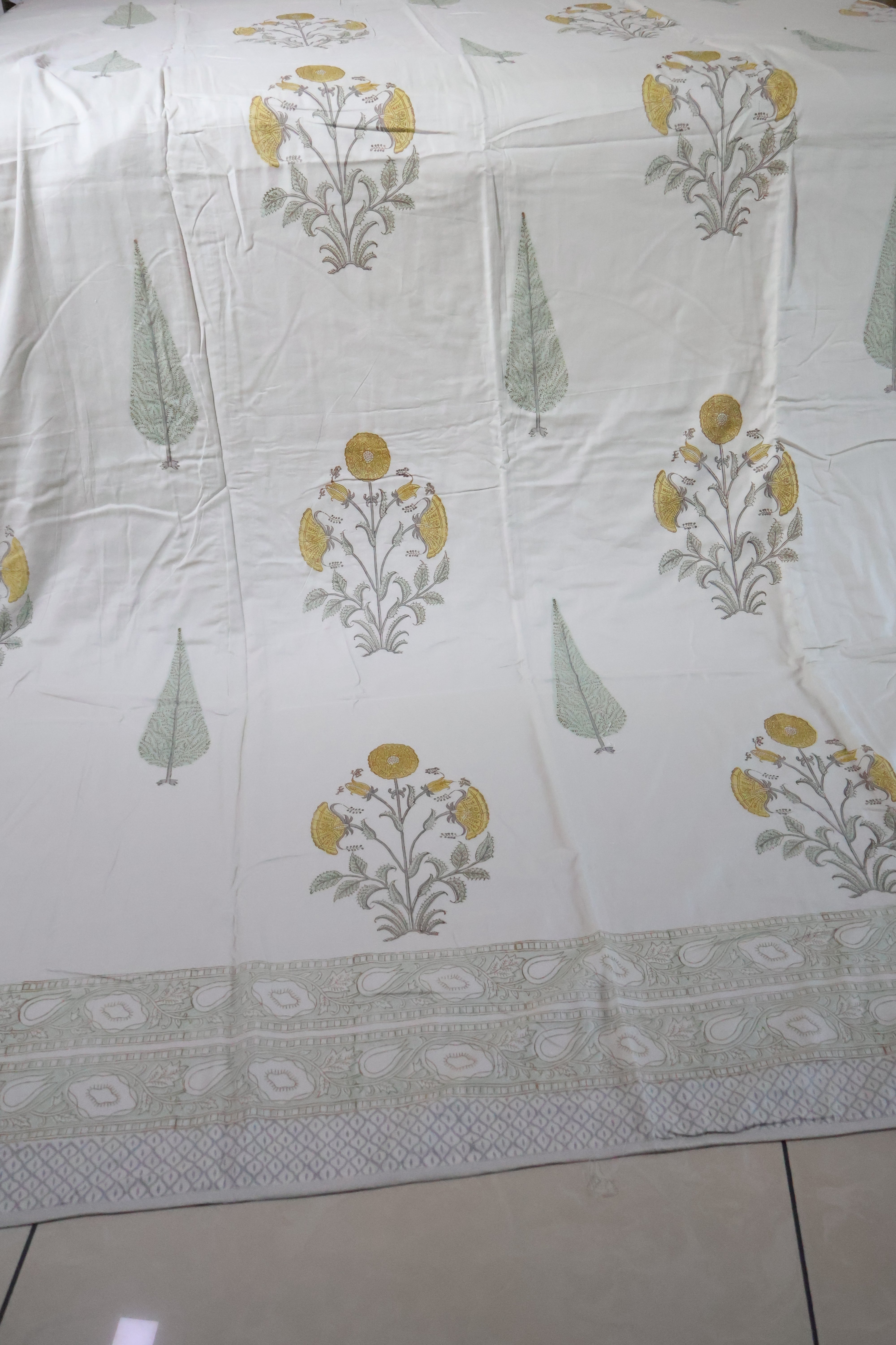 Double dohar / Blanket - Mughal handblock print