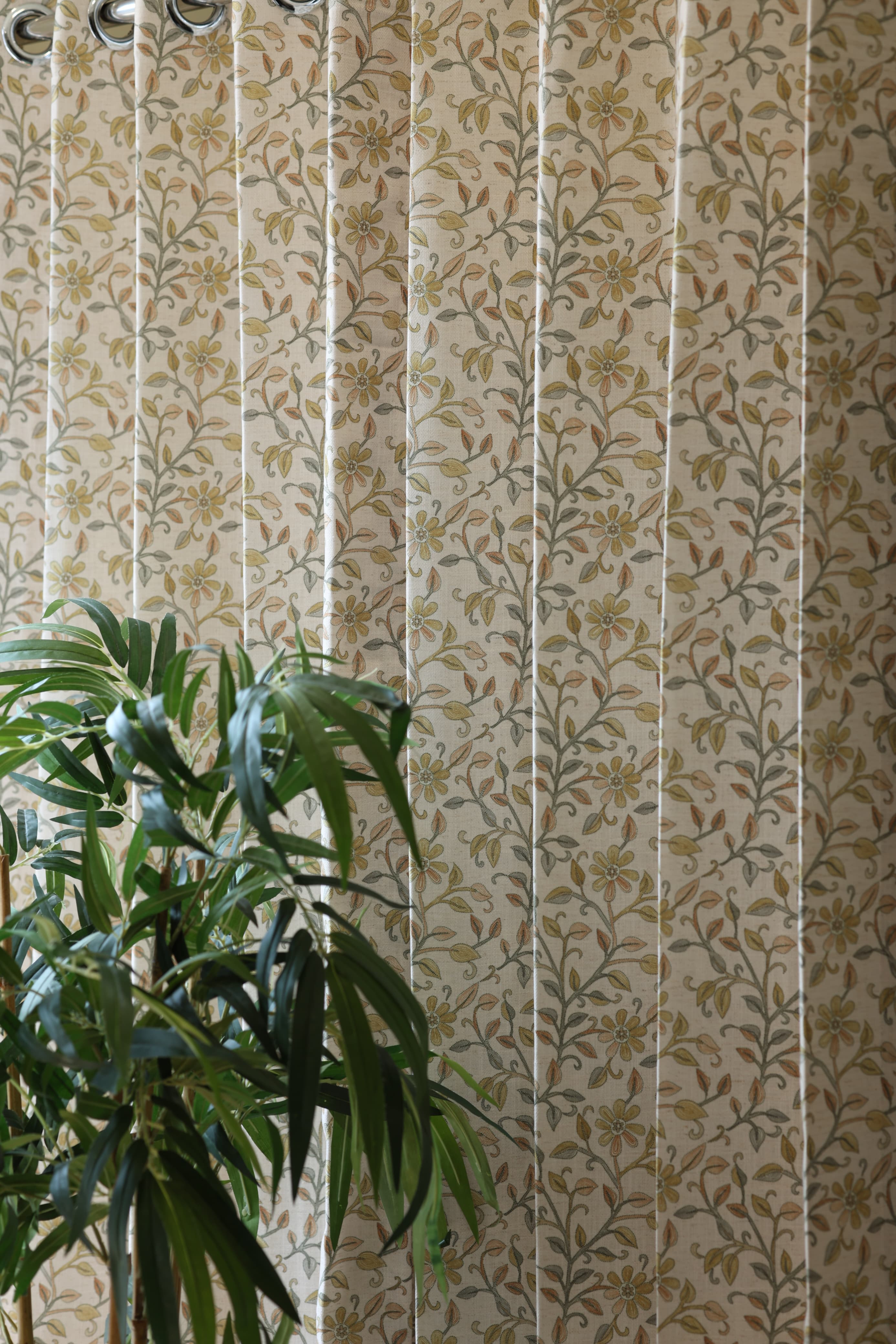 Curtains - Premium kantha print floral opaque curtains prebooking